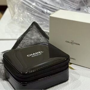 Chanel La Collection Mini Black Makeup Case/Jewelry Box